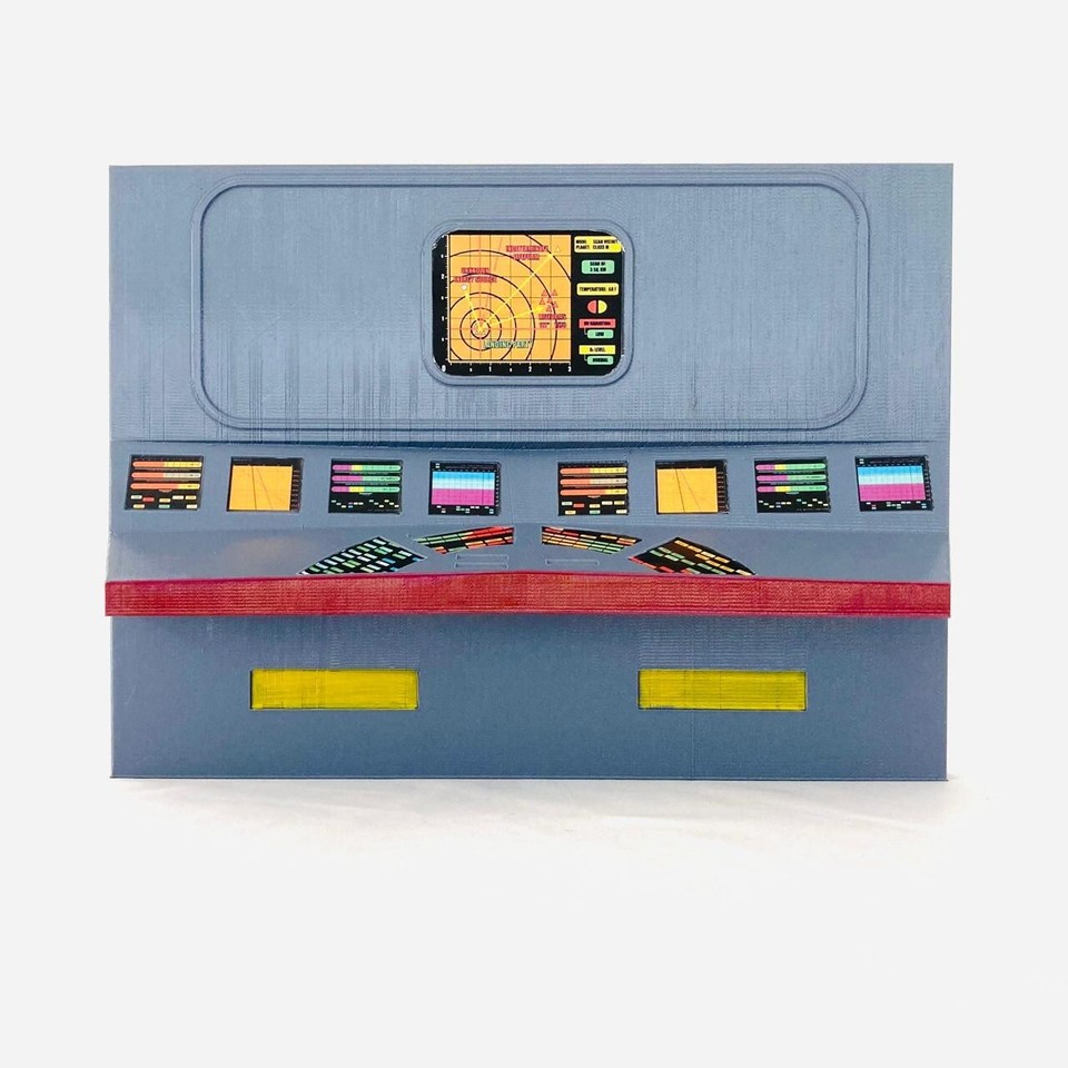 Star Trek Tos Bridge Computer Console #2 (Large) for 6 in (1:12) Figure ...