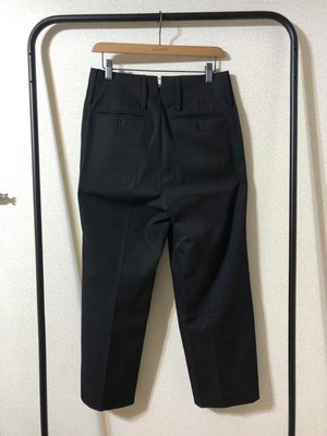 GUCCI high waist slacks Pants men Size 44 black cotton | eBay