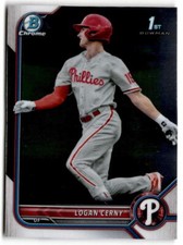 2022 Bowman Chrome Prospects #BCP-120 Logan Cerny NM-MT Phillies 1st Bo ID:42863