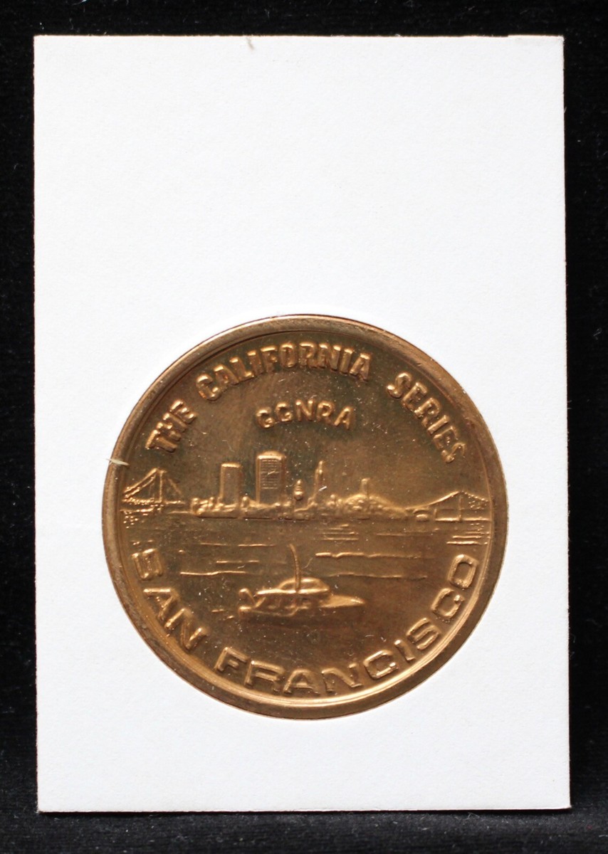 Vintage ALCATRAZ “THE ROCK” PRISON MEDAL - SAN FRANCISCO - COPPER