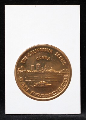Vintage ALCATRAZ “THE ROCK” PRISON MEDAL - SAN FRANCISCO - COPPER