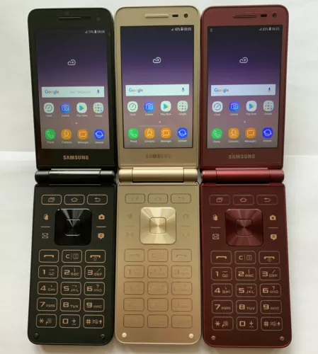 Teléfono inteligente Samsung Galaxy Folder 2 G1650 16 GB doble SIM 8,0 MP abatible LTE - CAJA ABIERTA- - Imagen 6 de 19