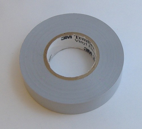 PREMIUM GRADE 3M TEMFLEX GRAY SILVER VINYL ELECTRICAL TAPE 3/4" X 66' - Picture 2 of 4
