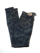  Xj.Boost Women/Juniors Jeggings Leggings Blue Stone Wash Back Pockets Sz S/M