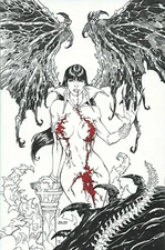 Vampirella #15 R.B. White B&W Exclusive Variant Cover Dynamite Entertainment
