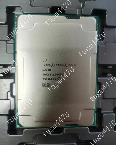 Intel Xeon Gold 6338N SRKY2 CPU processor 32 core 64 thread 2.2GHz LGA4189/