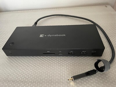 Dynabook USB-C Dock PA5356E-1PRP with USB-C Cable and Original Power Supply
