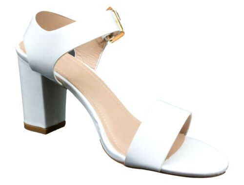 Damen- und Damenschuhe Party- und Freizeitsandalen mittlerer Absatz Peep Toe Knöchelriemen - Bild 14 von 29