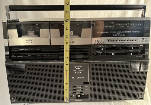 Sharp RD-688AV Professional Double Stereo Tape Recorder Plus Sync Channel. Works - Picture 18 of 20