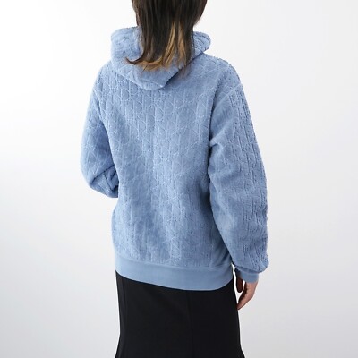Authentic DIOR 113J631A0684 Oblique Jacquard Hoodie Pullover