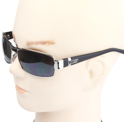 Retro Rectangular Sunglasses - Gold Metal/Plastic Frame, Brown Gradient Lens, UV400 Protection, Unisex