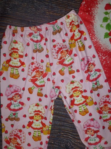 NEW Boutique Strawberry Shortcake Girls Bell Bottom Outfit Set - Picture 3 of 17