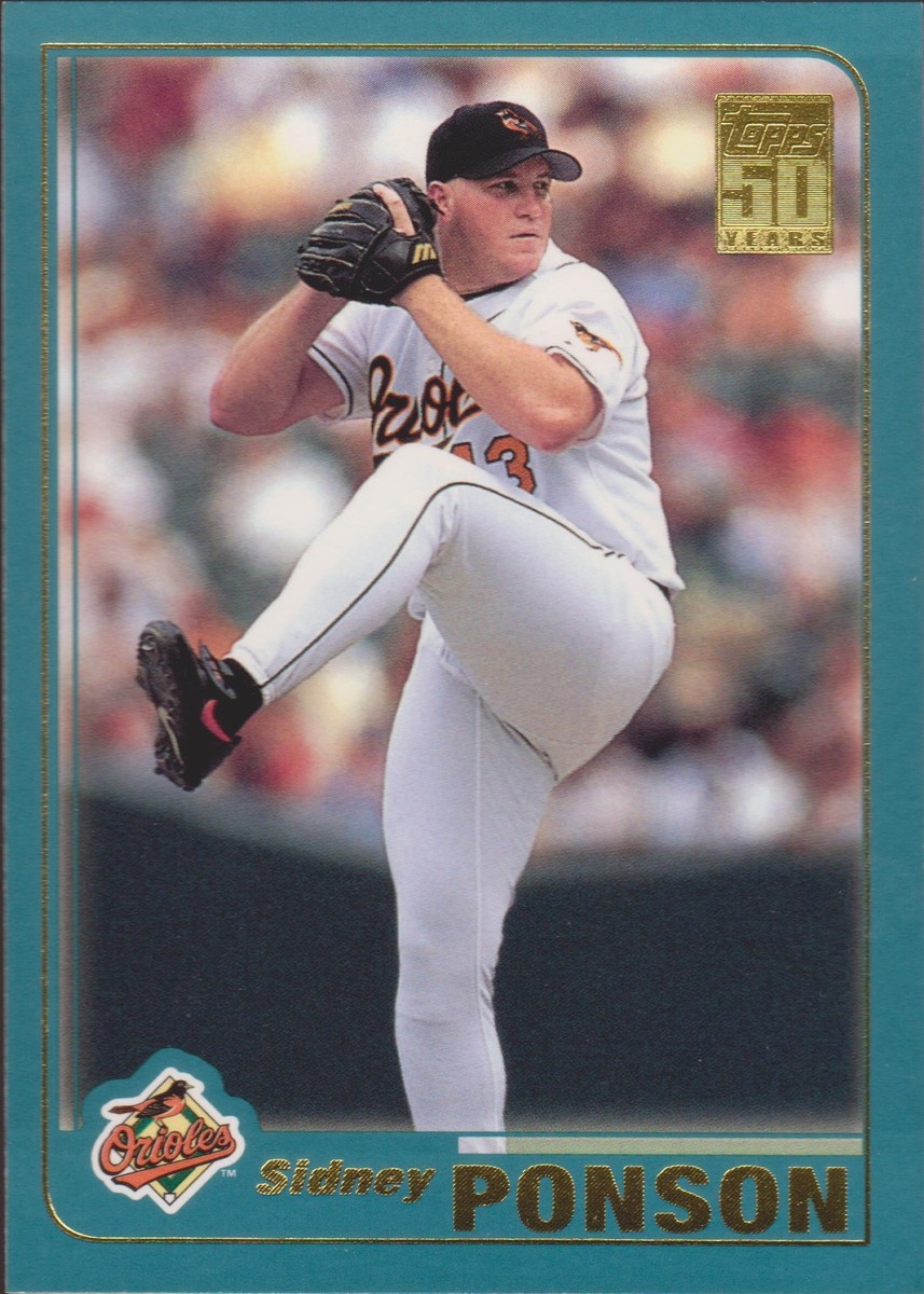 2001 Topps Sidney Ponson #426 Baltimore Orioles Baseball Card | eBay
