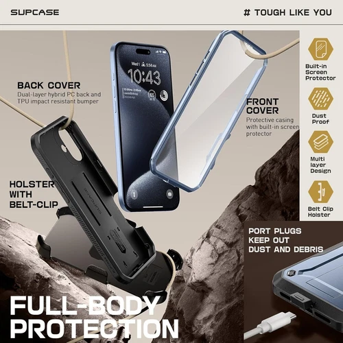 SUPCASE UBPro Hülle für Apple iPhone 16 (6,1") Stoßfest Robust Cover - Bild 6 von 14
