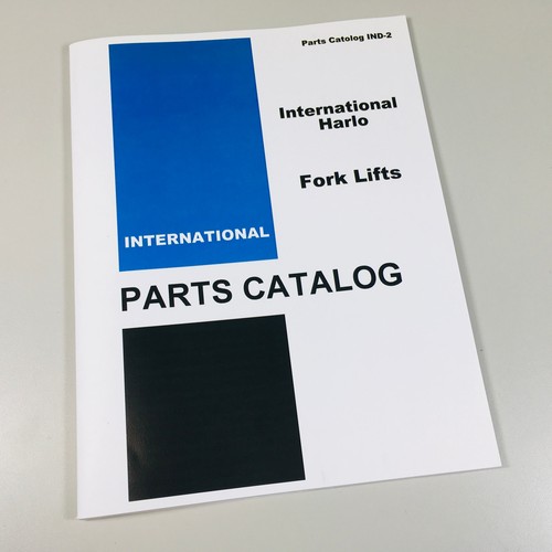 International 450 460 560 660 Tractor Harlo Forklift Parts Manual