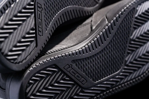 ICON "PATROL 3 WP" MOTORCYLE BOOTS BOA SYSTEM WATERPROOF MEN'S U.S. 9.5 - BLACK - 第 5/6 張圖片