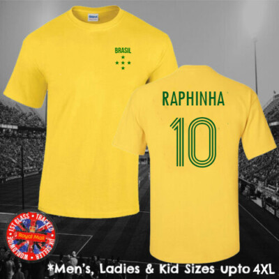 Brazil Brasil Firmino Football T-shirt Men's Ladies Kids World Cup UK