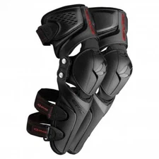 EVS MX Men's Motocross Armour - EPIC Knee Guards (Pair) - Black