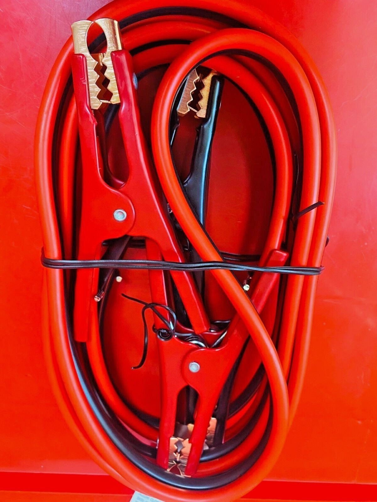 NEW HEAVY DUTY BATTERY BOOSTER CABLE EMERGENCY POWER JUMPER 8 GAUGE 12