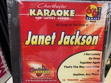 CHARTBUSTER 6 6 KARAOKE DISC 40010 JANET JACKSON VOL 1 CD G POP MULTIPLEX SEALED