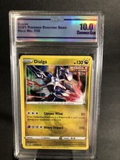Pokémon TCG Dialga Evolving Skies 112/203 Holo Holo Rare CC&G 10 Gem Mint graded