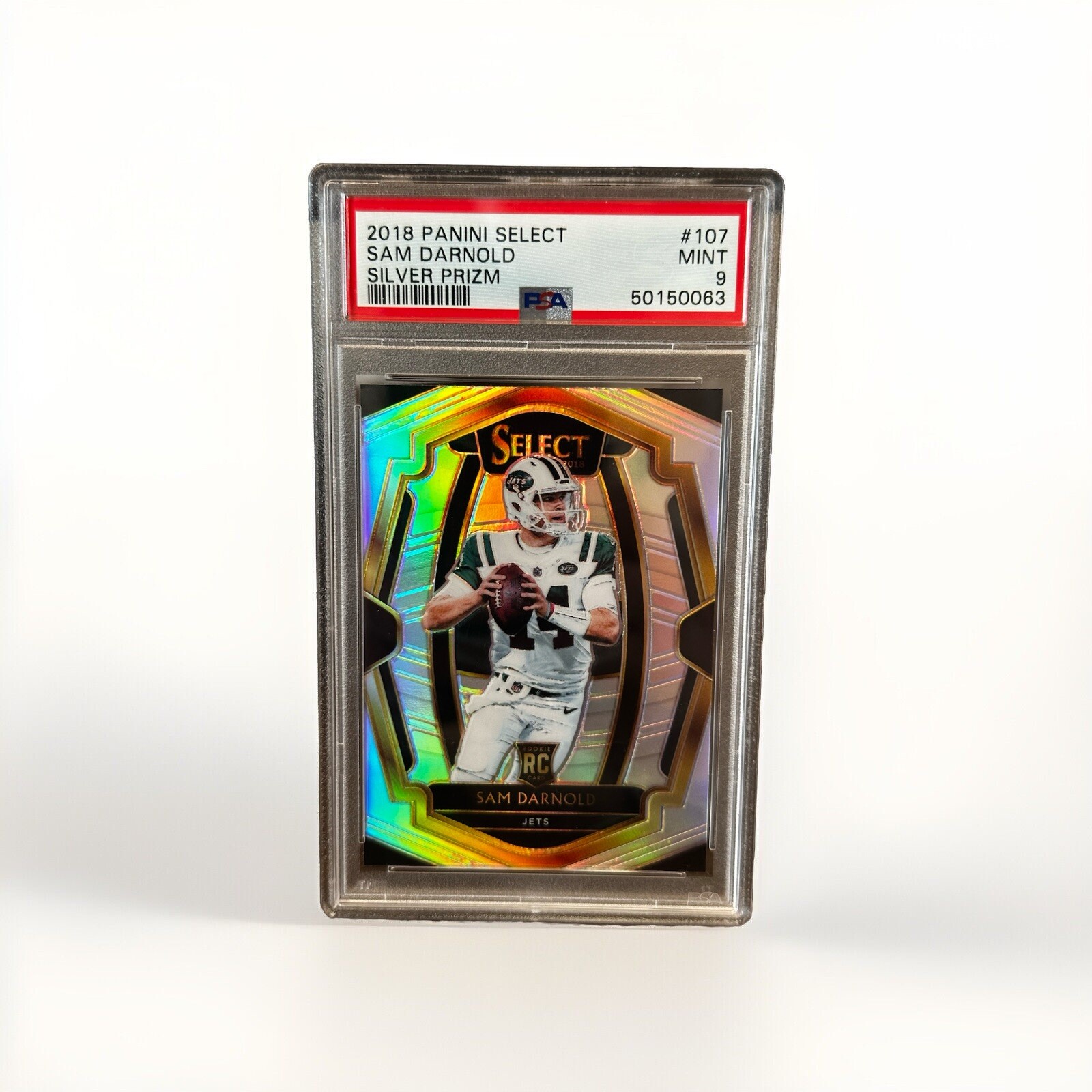 2018 Panini Select - Premier Level Silver Prizm #107 Sam Darnold (RC)