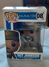 Halo SGT Johnson Funko POP Vinyl Figure 08 Sergeant Johnson *READ*