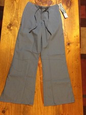 NWT New Gray Scrub Zone 83222 Women's Flare Leg Scrub Bottom Size XXS Petite