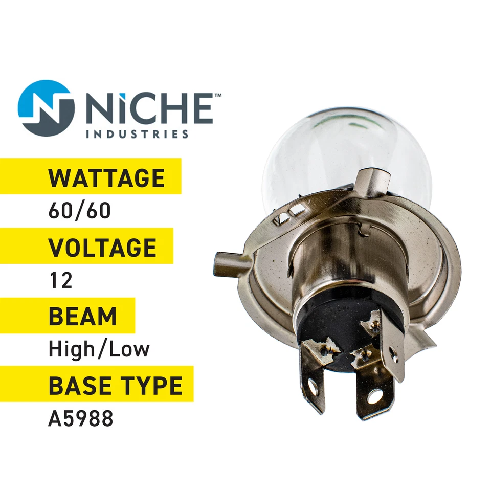 Bombilla de faro NICHO A5988 para Arctic Cat Polaris Super Sport Jag Foto 4 de 4