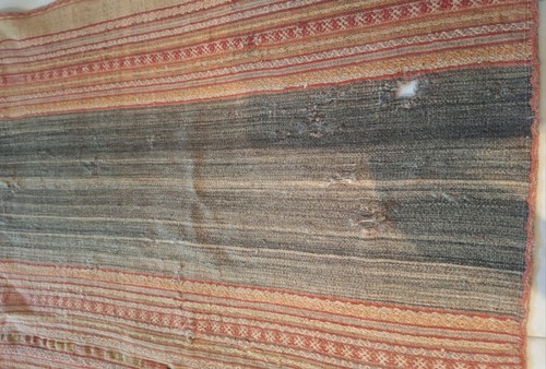 Textil boliviano de lana tejido a mano antiguo - Aguayo - Imagen 14 de 22