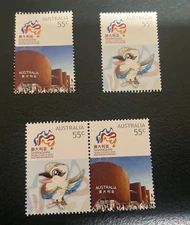 (1498 9-9-2025 - Australian stamps (2+1+1 = 4) Shanghai World Expo 2010