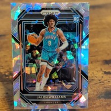 Panini 2022-23 Prizm Ice Prizm Rookie Jalen Williams Thunder #246 Card. rookie card picture