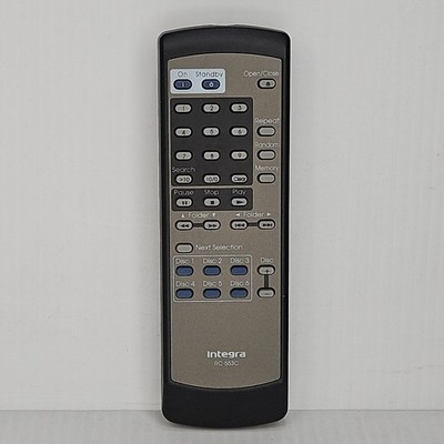 Integra RC-553C Remote Control OEM Genuine 6 Disc CD Changer Controller Tested