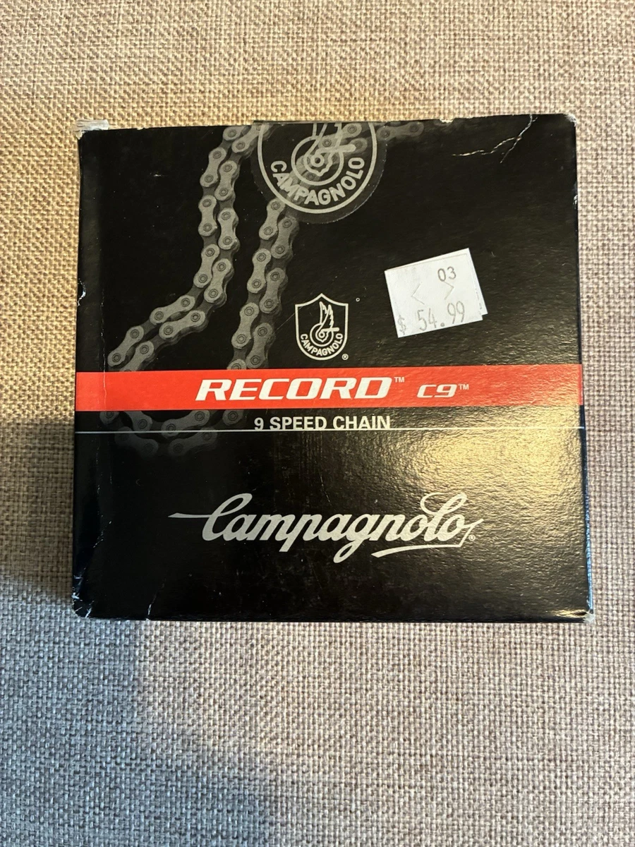 Chaîne Campagnolo Record 9 Vitesses - CN99 RE09 UD C9 - NOS / Neuf Sous Emballage