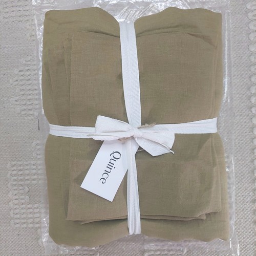 NWT! Quince European Linen Aloe Duvet Cover & Shams! King/ Cal King (498) - Picture 9 of 14