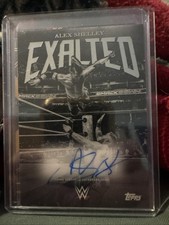 2025 TOPPS EXALTED WWE ALEX SHELLEY ON-CARD AUTO BLACK WHITE SP MCMG AUTOGRAPH