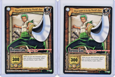 #ad #ad RORONOA ZORO VINTAGE One Piece Shonen Jump’s The Quest Begins Set Of Two Promo $19.99