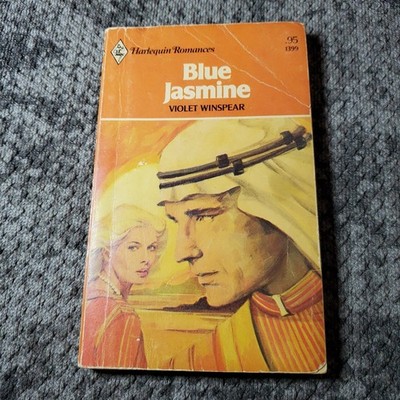 Blue Jasmine Violet Winspear 1970 Harlequin Romances Vintage Paperback
