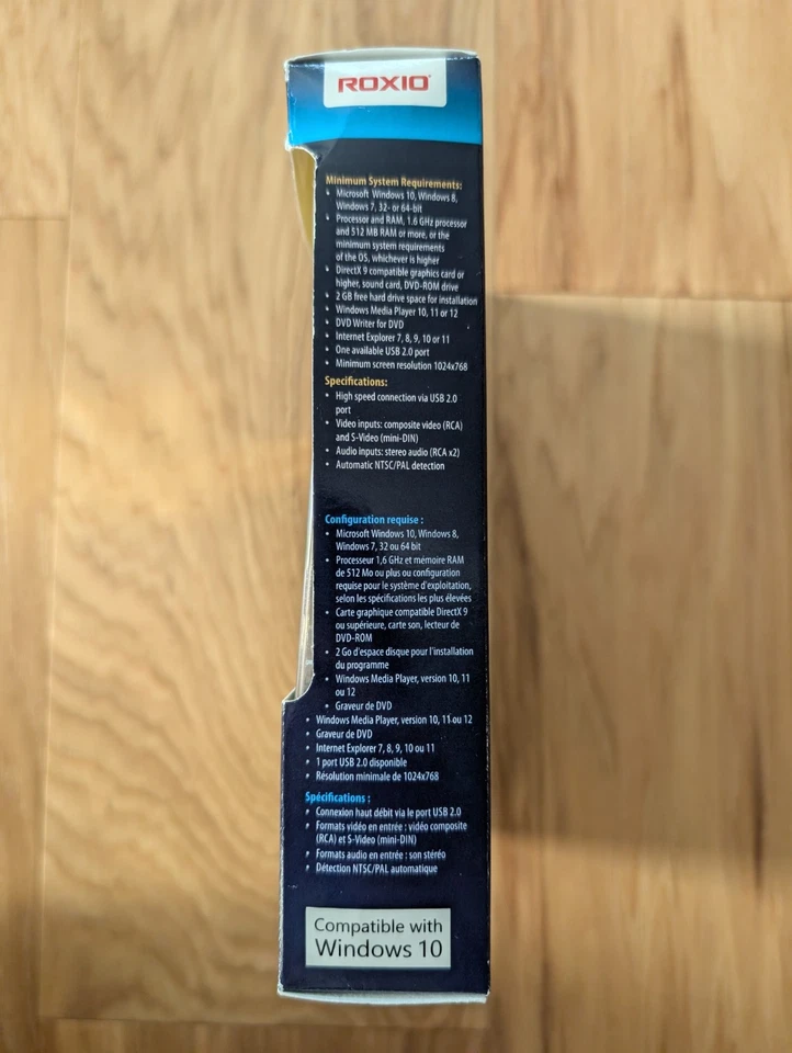 Roxio Easy VHS to DVD 3 Plus Converter New Sealed - Image 3 of 4