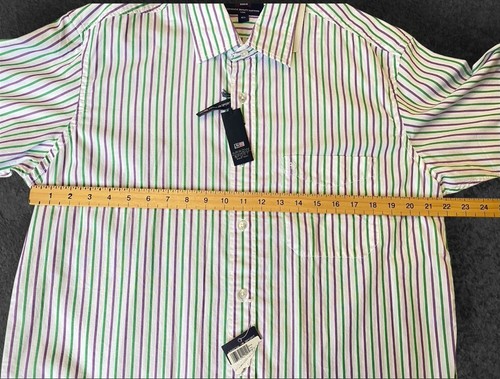 Arrow Regular Sport Fit Striped Shirt Size 42 New With Tags - Picture 13 of 14