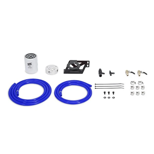 Kit de filtro de refrigerante Mishimoto para Ford 6.4 Powerstroke 2008-2010 azul Foto 2 de 4