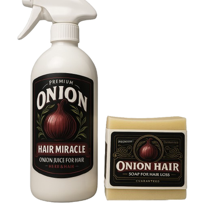 Onion Juice Hair Growth Treatment + Onion Soap Set | Natural Anti