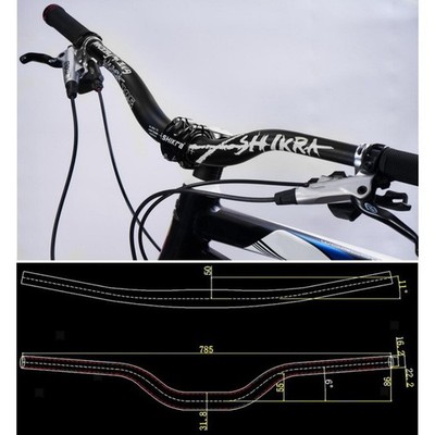 2 ''riser lenker 31,8x785mm riser bar für mtb mountain bike downhill racing