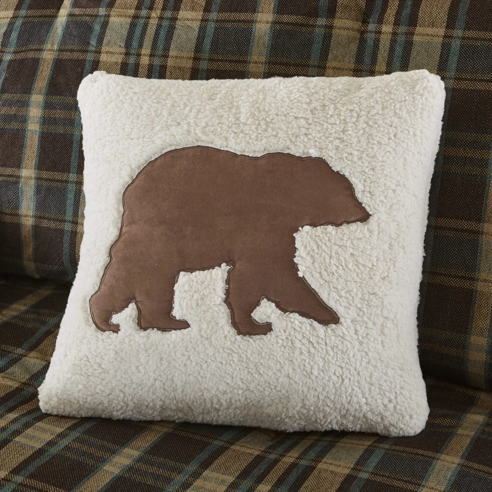 Conjunto de edredom Woolrich Rustic Lodge cabine - alternativa quente para todas as estações... - Imagem 4 de 4