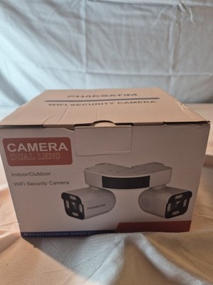 phansatim wifi security camera indoor/outdoor Dual lens,Pan 180 Tilt 90 ICam365