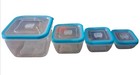 Food Storage With Lids 4 Pc Set Various Sizes — photo 2