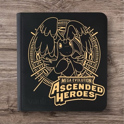 Vault X - 12 Pocket XL eXo-Tec Zip Binder Ordner - Schwarz Pokemon Aufgestiegene Helden