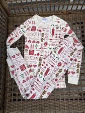 Hanna Andersson 130cm/8 Christmas Candy Pajama in organic cotton