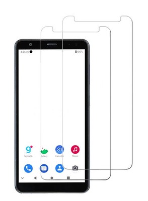 DAMONDY 2 Pack Compatible with ZTE Gabb Z2 Smartphone Screen Clear, Clear