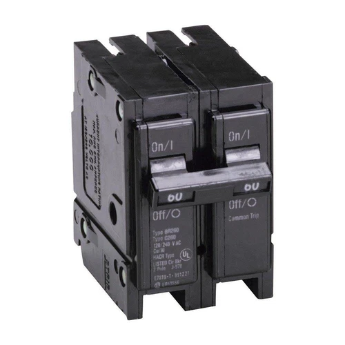 Cutler-Hammer BR260 60A 120/240V 2-Pole Circuit Breaker